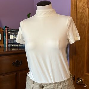 DOVER 🐴 Lightweight Sport Fabric Stretch mock neck, breathable horseback riding